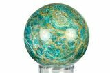 Bright Blue Apatite Sphere - Madagascar #293556-1
